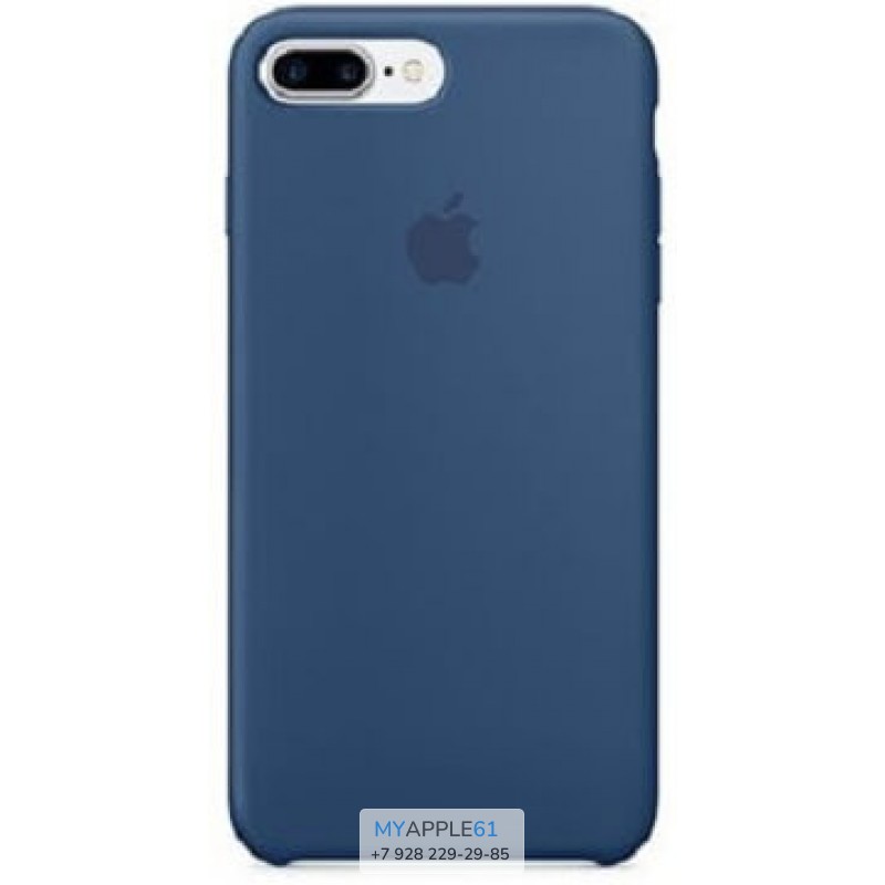 Чехол Apple Leather Case Blue